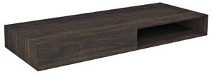 Sapho Sapho, dulap lavoar MORIAN 120x14x48cm, stejar negru, stanga, MR122