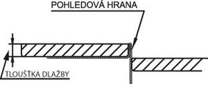 Sapho Sapho, bară de suspensie din oțel inoxidabil, dreapta, înălțime 10 mm, lungime 1000 mm, SPD10-P