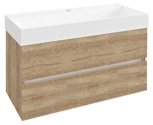 Sapho Sapho, dulap lavoar ODETTA 95x50x43,5cm, stejar Alabama, DT100-2222