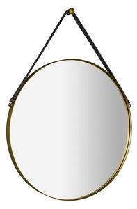 Sapho Sapho, oglindă rotundă ORBITER cu curea, ø 60cm, auriu mat, ORT060G