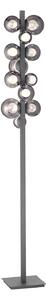 Lampadar PURE, Popup, reglabil, Gri, Camera de zi, Aluminiu, Modern