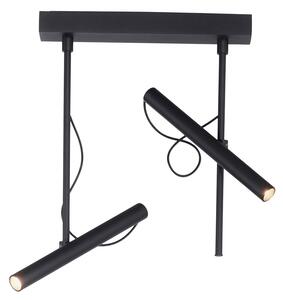Plafoniere PURE, Pure Tutua, reglabil, Negru, Camera de zi, Metal, Modern