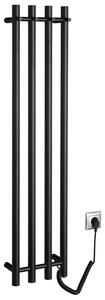 Sapho Sapho, uscator de prosoape electric PAPINADO, 263x1200mm, 85W, mat negru, ER350