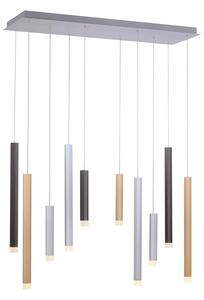 Lustră Pendul PURE, Gemin, reglabil, Camera de zi, Metal, Modern