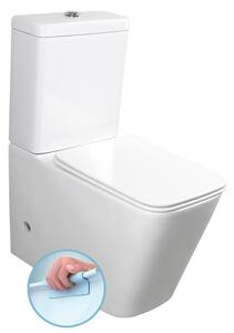Sapho Sapho, vas combinat WC PORTO cu rezervor fără margine, deșeuri inferioare/spate, PC102WR