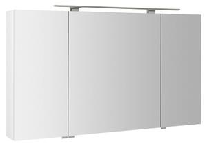 Sapho Sapho, galerie RIWA cu iluminare LED, 121x70x17cm, 3x usi, alb lucios, RIW120-0030