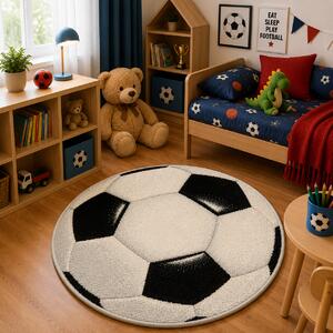 Covor Kolibri, Rotund, Minge Fotbal 01 UEFA 2020, 67x67 cm, 2300 gr mp