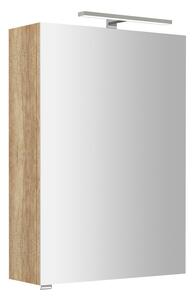 Sapho Sapho, galerie RIWA cu iluminare LED, 50x70x17cm, stejar Alabama, RIW050-0022