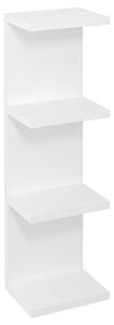 Sapho Sapho, raft deschis RIWA 20x70x15cm, alb lucios, RIW200-0030
