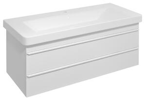 Sapho Sapho, dulap lavoar SITIA 101,4x50x43,4cm, 2x sertare, alb mat, SI105-3131