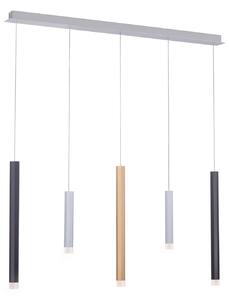 Lustră Pendul PURE, Gemin, reglabil, Camera de zi, Metal, Modern