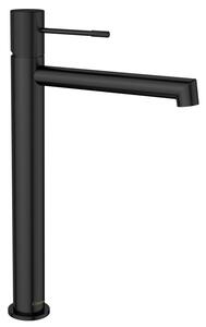 Sapho Sapho, baterie de lavoar de sine stătătoare SOLARIS fără priză, înalt, negru mat, WD006B