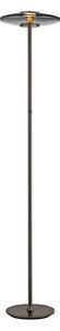 Lampadar PURE, Vitrum, reglabil, Gri, Camera de zi, Aluminiu, Modern