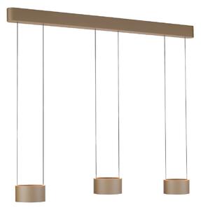 Lustră Pendul PURE, Clipse, reglabil, Bronz / Alamă Veche, Camera de zi, Metal, Modern