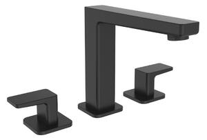 Sapho Sapho, Baterie lavoar cu trei elemente TURSI fără priză, negru mat, TI017B