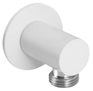 Sapho Sapho, Priza de dus, capac rotund, subtire, alb mat, SG202BI