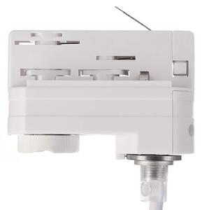 Deko-Light Lampă suspendată LED Lucea trifazată 10 W albă, reglabil, Alb, Hol, Aluminiu, Modern