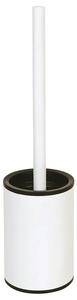 Sapho Sapho, X-ROUND WHITE Perie de toaletă cilindrică pentru picioare, albă, XR306W