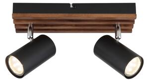 Spot Globo 57909-2 KAYDEN 2xGU10/25W/230V negru