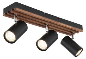 Spot Globo 57909-3 KAYDEN 3xGU10/25W/230V negru