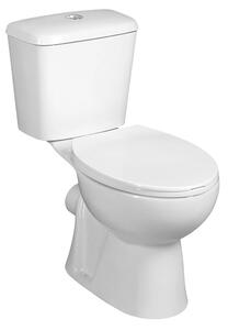 Aqualine Aqualine, JOSE WC combi, două butoane 3/6l, gunoi spate, alb, PS8812