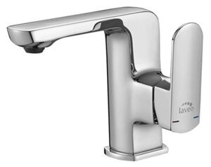 Laveo Calla, baterie lavoar cu pipa în formă de L h-135, crom, LAV-BAC_025D
