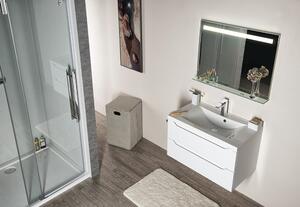 Sapho Sapho, set de baie WAVE 80, alb, KSET-047