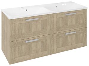 Sapho Sapho, dulap pentru chiuveta dubla AMIA 119x60x45cm, stejar Texas, AM120-2020
