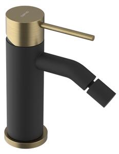 Sapho Sapho, ULTRAMIX baterie de bideu autonomă fără priză, negru mat/auriu mat, UT003BG