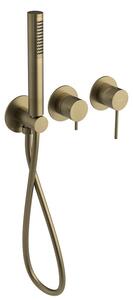 Sapho Sapho, pod ULTRAMIX. duş baterie, dus de mana, 2 prize, auriu mat, UT045G