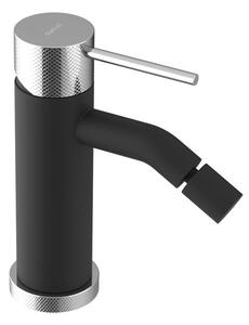 Sapho Sapho, ULTRASAN baterie bideu pe soclu fără priză, negru mat/crom, UT003VBC