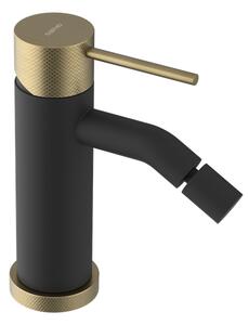 Sapho Sapho, ULTRASAN baterie bideu pe soclu fără priză, negru mat/auriu mat, UT003VBG