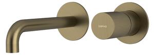 Sapho Sapho, ULTRATAP Baterie de lavoar ascuns cu 2 elemente, bec 20 cm, auriu mat, UT018TG