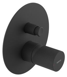 Sapho Sapho, baterie de duș ULTRATAP, 2 ieșiri, negru mat, UT042TB