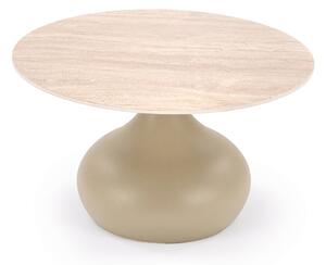 Măsuță de cafea Houston 2192, Cașmir, Deschis Travertine, Metal, 40cm, 13.8 kg