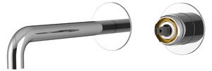 Sapho Sapho, corp baterie lavoar ascuns ULTRAMIX cu 2 elemente, bec 20 cm, crom, UT018-1