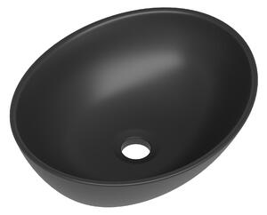 Gamma Negra, lavoar blat 410x330x140 mm, negru mat, GMA-UC-NEGRA