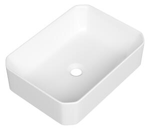 Gamma Luka, lavoar blat 500x365x130 mm, alb lucios, GMA-UC-LUKA