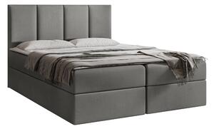 Pat boxspring Oppidum, Tapiterie, 103x144x205cm, 116.5 kg, Lemn: Pin