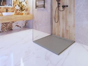 Gamma Erga Almac, cadă de duș SMC 90 x 90 x 3 cm, gri mat, ERG-GMA-AL-9090G