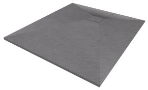 Gamma Erga Oldaf, cadă de duș dreptunghiulară SMC 100 x 80 cm, gri mat, ERG-GMA-OL-80100G