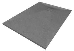 Gamma Erga Oldaf, cadă de duș dreptunghiulară SMC 120 x 80 cm, gri mat, ERG-GMA-OL-80120G