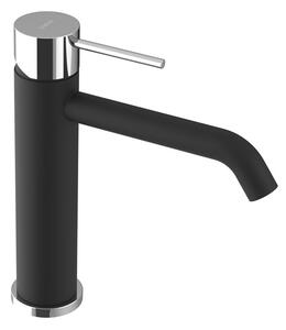 Sapho Sapho, baterie lavoar ULTRAMIX pe piedestal, negru mat/crom, UT004BC