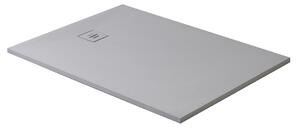Erga Hyper, cadă de duș SMC 80x80x2,6 cm + sifon, gri mat, ERG-V06-SMC-8080S-GR
