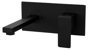 Gamma Cube, baterie de lavoar ascuns, negru mat, GMA-BCEUPT-BK
