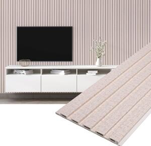 Panoul decorativ din PVC Ecru cu dimensiuni 15х1х270 cm