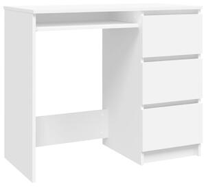 Birou, alb, 90 x 45 x 76 cm, PAL