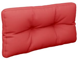 Pernă de paleți, roșu, 70x40x12 cm, material textil