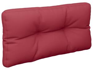 Pernă de paleți, roșu vin, 70x40x12 cm, material textil