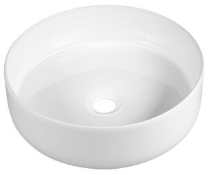 Sapho Sapho, chiuveta de blat ceramica FIASTRA, diametru 40cm, alb, FT801